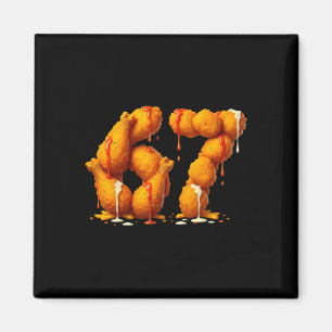 6 7 Meme Fried Chicken 67 Pyjamas Kids Six Seven B Magnet