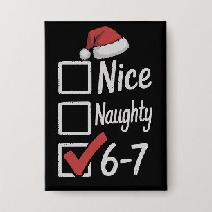 6-7 Meme Nice Naughty 67 Christmas Brain Rot Funny