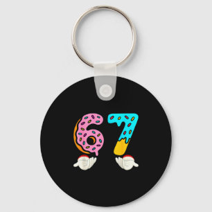 6-7 Meme Shirts 67 Christmas Brain Rot Funny Boys Key Ring