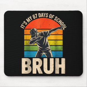 6 7 Meme Six Seven Dabbing It's My 67 Days Of Scho Mouse Pad