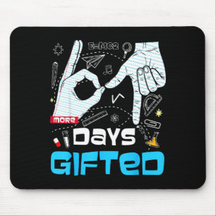 6 7 Meme Teacher 67 Gifted Days Of School Student, Mouse Pad