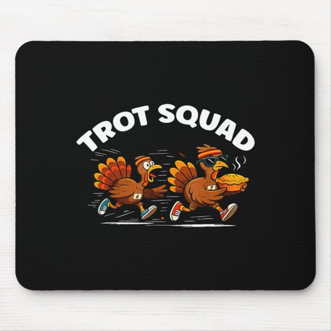 6 7 Meme Thanksgiving Turkey Running Costume Turke Mouse Pad (Front)