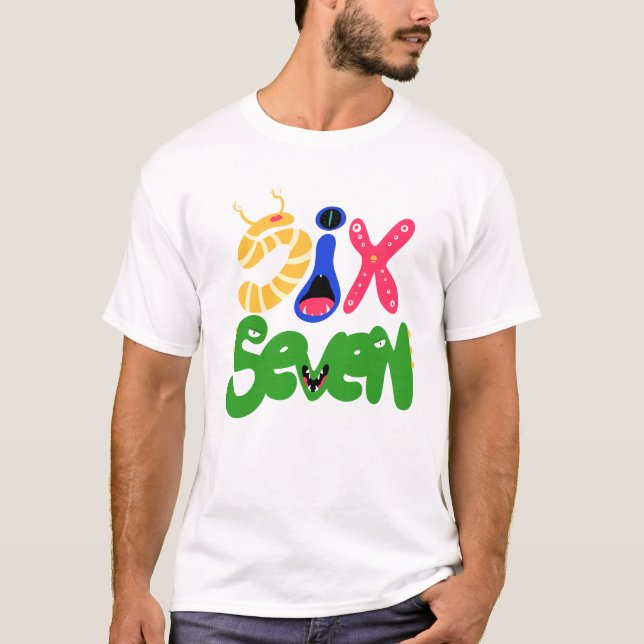 6 7 Monsters T-Shirt (Front)