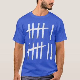 6 7 Number 67 Six Seven Tally Marks Meme Mens Boys T-Shirt