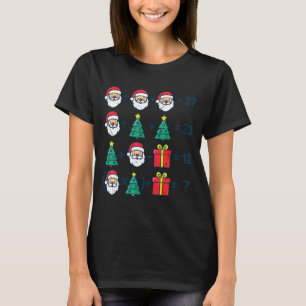 6 7 Order Operation Christmas Math Professor Costu T-Shirt