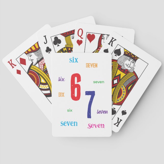 6 7  PLAYING CARDS (Back)