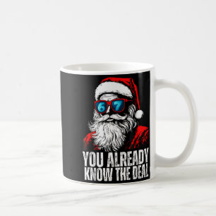 6 7 Santa Face Six Seven Meme Funny 67 Christmas F Coffee Mug