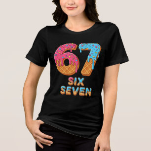 6 7 shirts, thing 6 and thing 7 shirts, Tri-Blend shirt