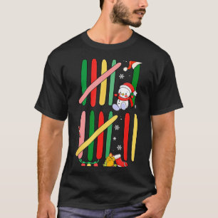 6 7 Six Seven 67 Meme Tally Marks Counting Christm T-Shirt