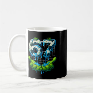 6 7 Six Seven Drip Funny Gen Alpha Meme Soccer Pla Coffee Mug