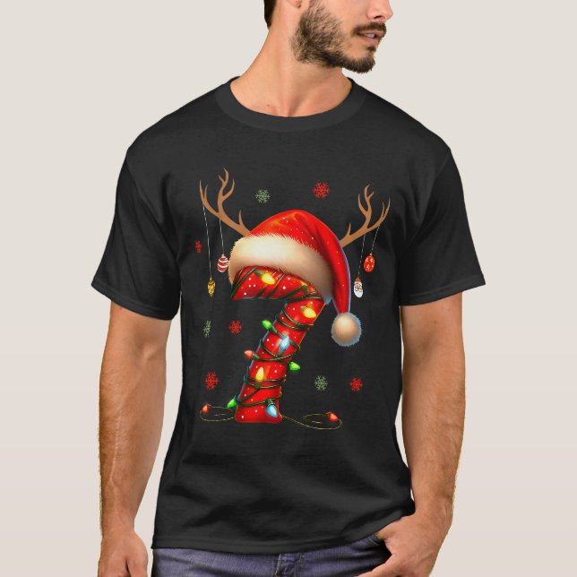 6 7 Six Seven Gen Z Alpha Merry Christmas Holiday  T-Shirt (Front)