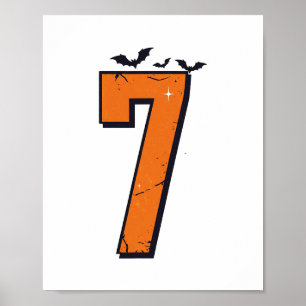 6 7 Six Seven Meme Couple Matching Halloween Costu Poster