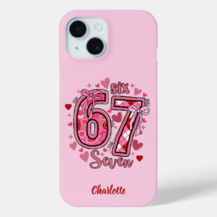 6 7 Six Seven Meme Trend Girls Name iPhone Case
