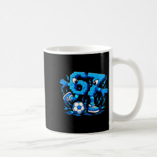 6 7 Soccer Kick Italian Brainrot Funny Football Fo Coffee Mug