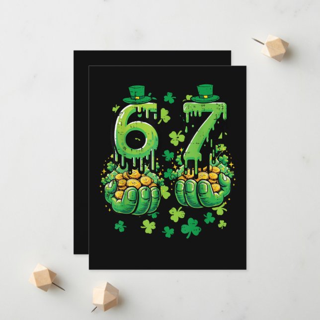 6 7 St Patricks Day Announcement (Front/Back In Situ)