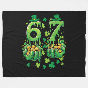 6 7 St Patricks Day Fleece Blanket