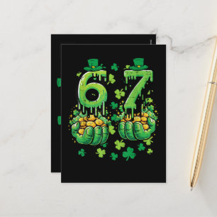 6 7 St Patricks Day Holiday Postcard