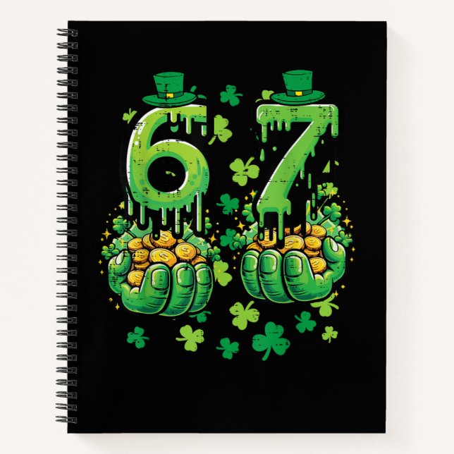 6 7 St Patricks Day Notebook (Front)