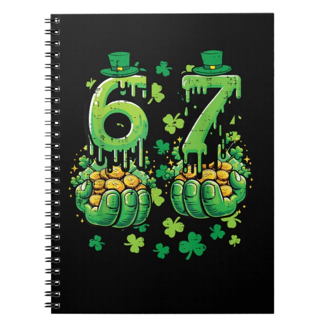6 7 St Patricks Day Notebook (Front)