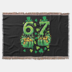 6 7 St Patricks Day Throw Blanket