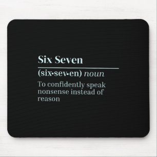 6 7 Trendy Mom 67 Teacher Team Funny Viral Phrase  Mouse Pad