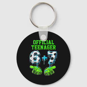 6+7 Year Old Boys Teenager 13th Birthday Funny 67 Key Ring