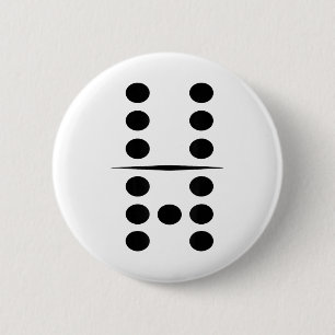 6 And 7 Domino Tile Funny Group 67 Dominos Costume Cm Round Badge
