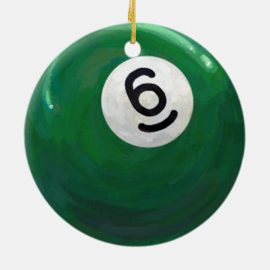 6 Ball Ceramic Tree Decoration