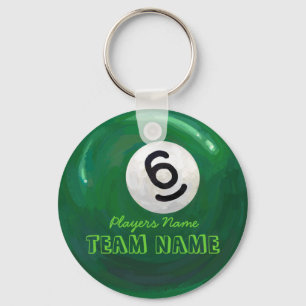 6 Ball Key Ring