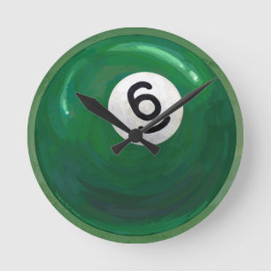 6 Ball Round Clock