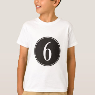 #6 Black Circle T-Shirt