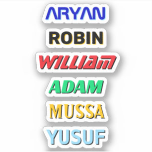 6 Custom Electrician Name Hardhat Decal Stickers