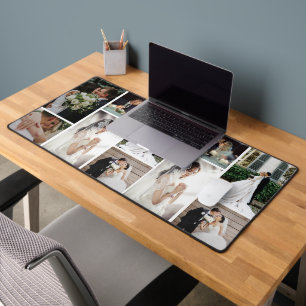 6 Custom Photo Collage Favorite Moments Desk Mat