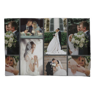 6 Custom Photo Collage Favourite Moments Pillowcase