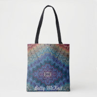 6-Day Chunky Throw Mirrored Tote by Betty McKnit