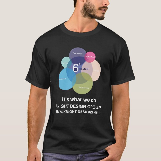 6 Degrees of Design T-Shirt (Front)