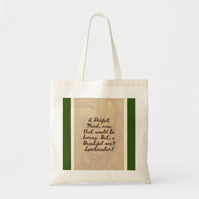 #6 Double Quote Tote - BuddhaToday V1 - Rose n' B Bag (Front)