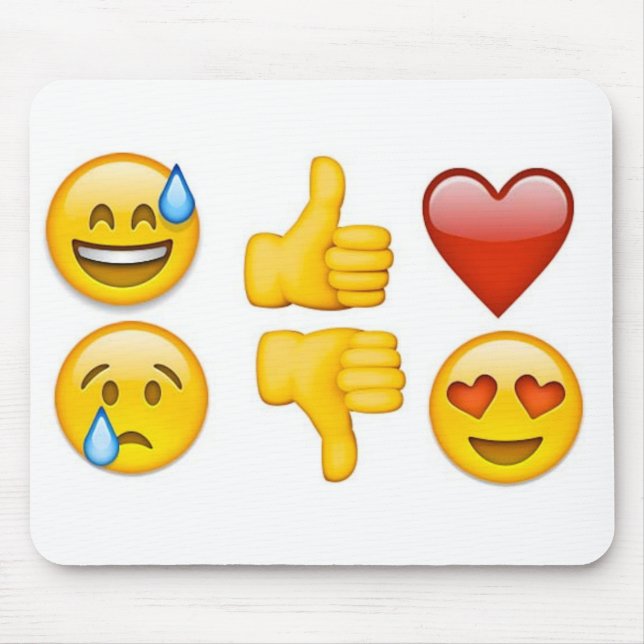 6 emoji mouse pad (Front)