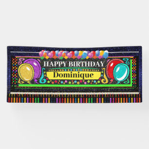6 Foot Birthday Banner Happy Happy