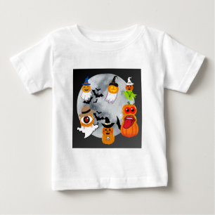 6 halloween characters baby T-Shirt