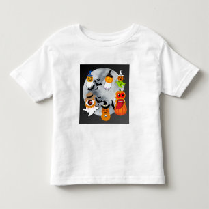 6 halloween characters toddler T-Shirt