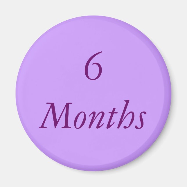 6 Month Chip Magnet (Front)