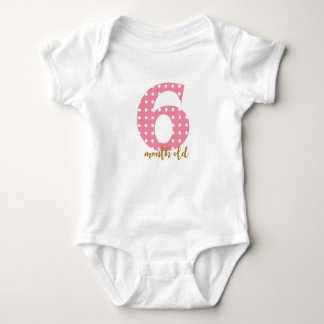 6 Months old bodysuit
