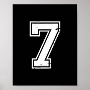 6 Number 67 Six Seven Meme  Poster