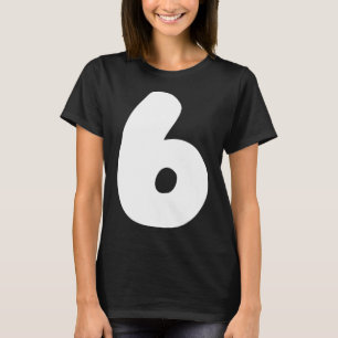 6 Number Six Seven 67 Gen Alpha Slang T Funny Meme T-Shirt