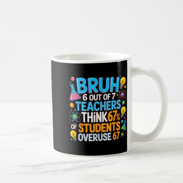 6 Out Of 7 Teachers Think 67% Of Students Overuse  Coffee Mug (Right)