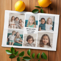 6 Photo Collage Minimalist - with Black Text