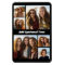 6 Photo Collage Optional Text -- CAN Edit Color