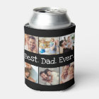 6 Photo Fun Best Dad Ever Collage Black and White