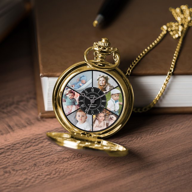 6 Photo Gallery Personalised Watch (Inspiration mockup (not actual product))